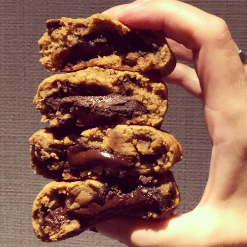 ‘Nutella’ Stuffed Chocolate Chip Cookies